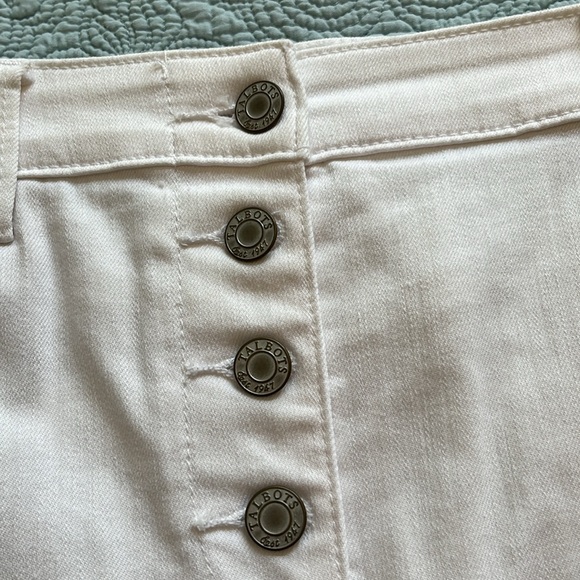 Talbots White Denim Skirt - Picture 2 of 11
